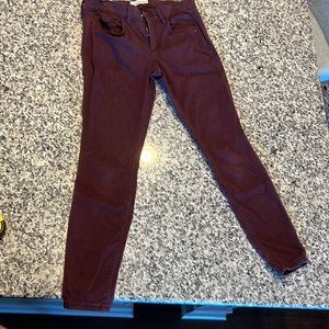 Loft- -OP- slim fit plum jeans